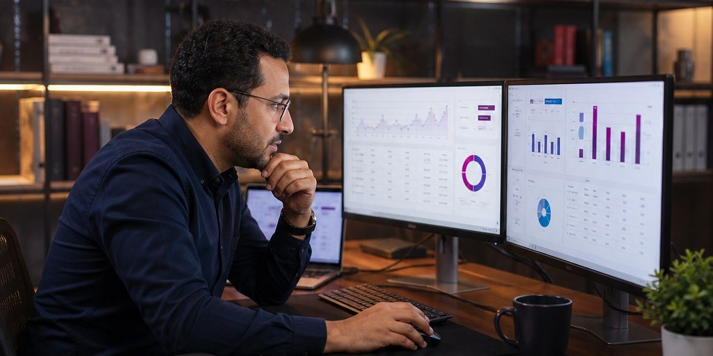 مشهد توضيحي لمرحلة تنفيذ مترابط ضمن استراتيجية تسويق الكتروني